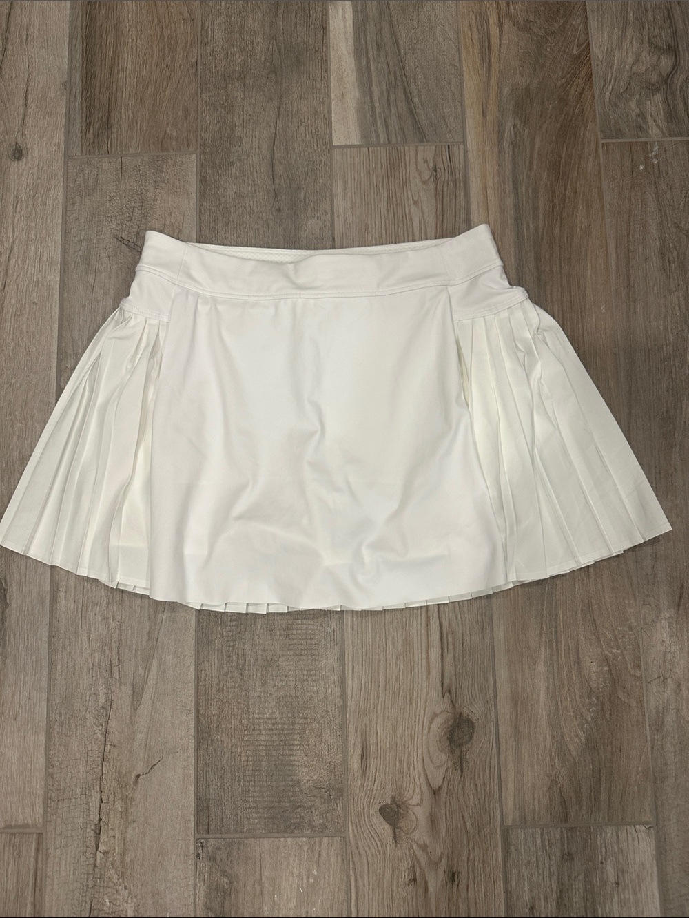 Athleta White Pleated Skater Tennis Skirt